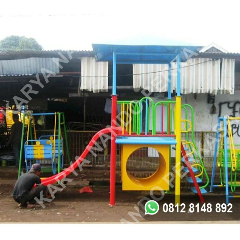 mainan playground taman outdoor perosotan