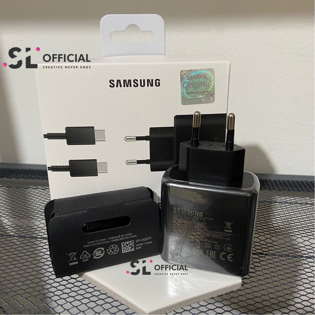 CHARGER SAMSUNG ORIGINAL Fast Charging Type C to Type C FOR Note 10, Note 10+, A70 / S20 / S20 FE / S20+ / S21