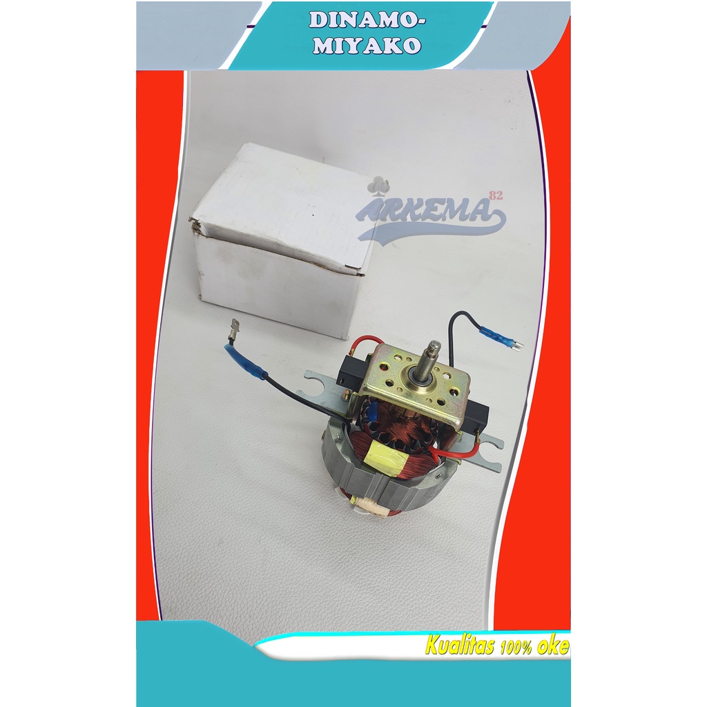 MESIN DINAMO BLENDER MIYAKO MODEL KIPAS | MOTOR BLENDER MIYAKO MODEL BARU | TYPE 102 / 152