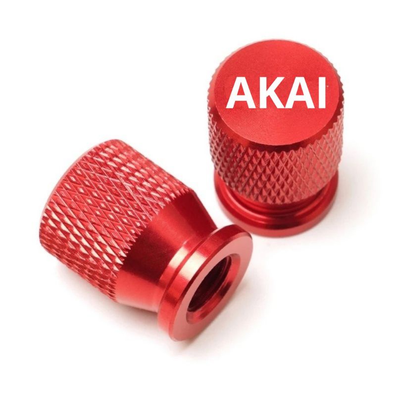 # akai tutup pentil full cnc tutup pentil variasi sepeda motor 1set 2pcs