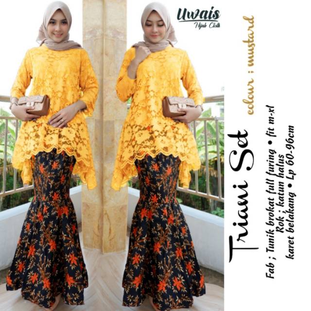 TRIANI SET TUNIK & ROK BATIK ORIGINAL BY UWAIS