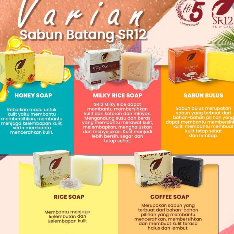 Jual Sabun Batang Sr12 All Variant | Shopee Indonesia