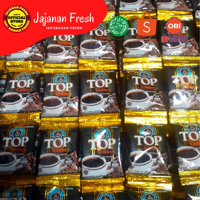 

TOP COFFEE BUBUK MURNI ISI 10 PCS