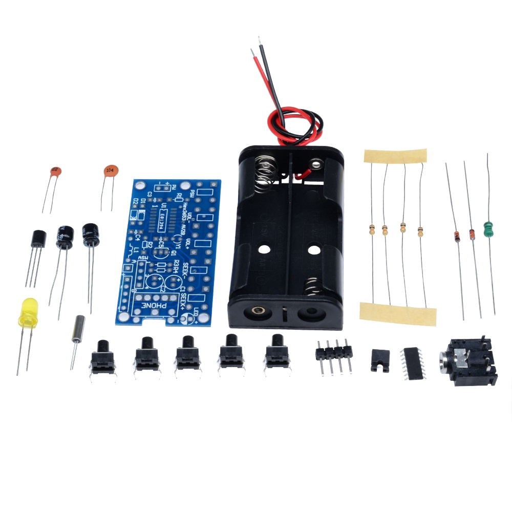 Modul Pcb Penerima Radio Fm Stereo Nirkabel Diy 76mhz-108mhz