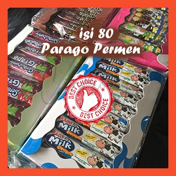 

PERMEN PARAGO ISI 80 /Empuk 640gr - Permen Susu Permen Cokelat Permen Buah