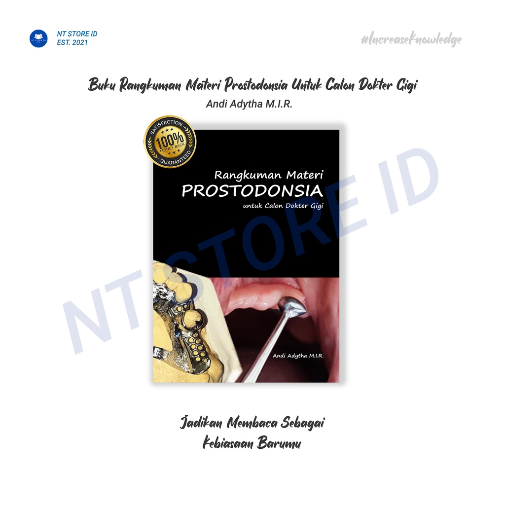 Buku Rangkuman Materi Prostodonsia Untuk Calon Dokter Gigi