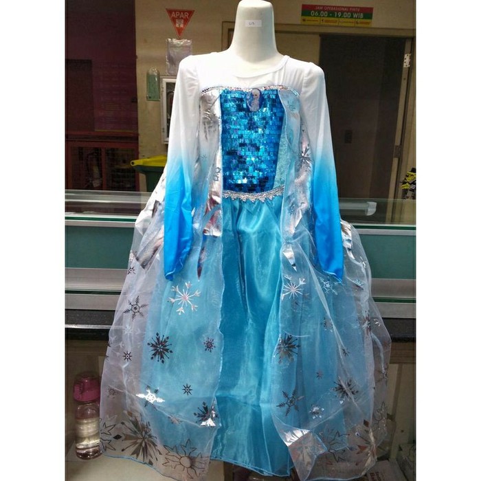 TERMURAH KOSTUM ELSA FROZEN IMPORT ANAK NEW KOSTUM ELSA FROZEN IMPORT ANAK NEW