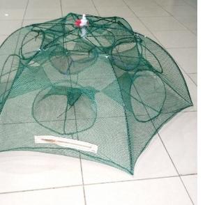 ☑ Perangkap ikan / Bubu ikan / jebakan Ikan udang Hexagonal 12 Lubang ♤