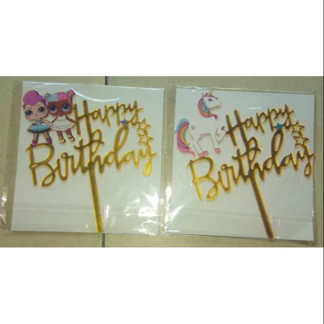 Toper kue ulang tahun