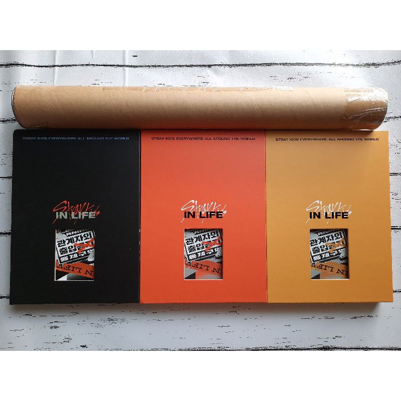 STRAY KIDS IN LIFE IN SAENG ALBUM ONLY / FULLSET UNSEALED LIMITED STANDARD VER + POSTER
