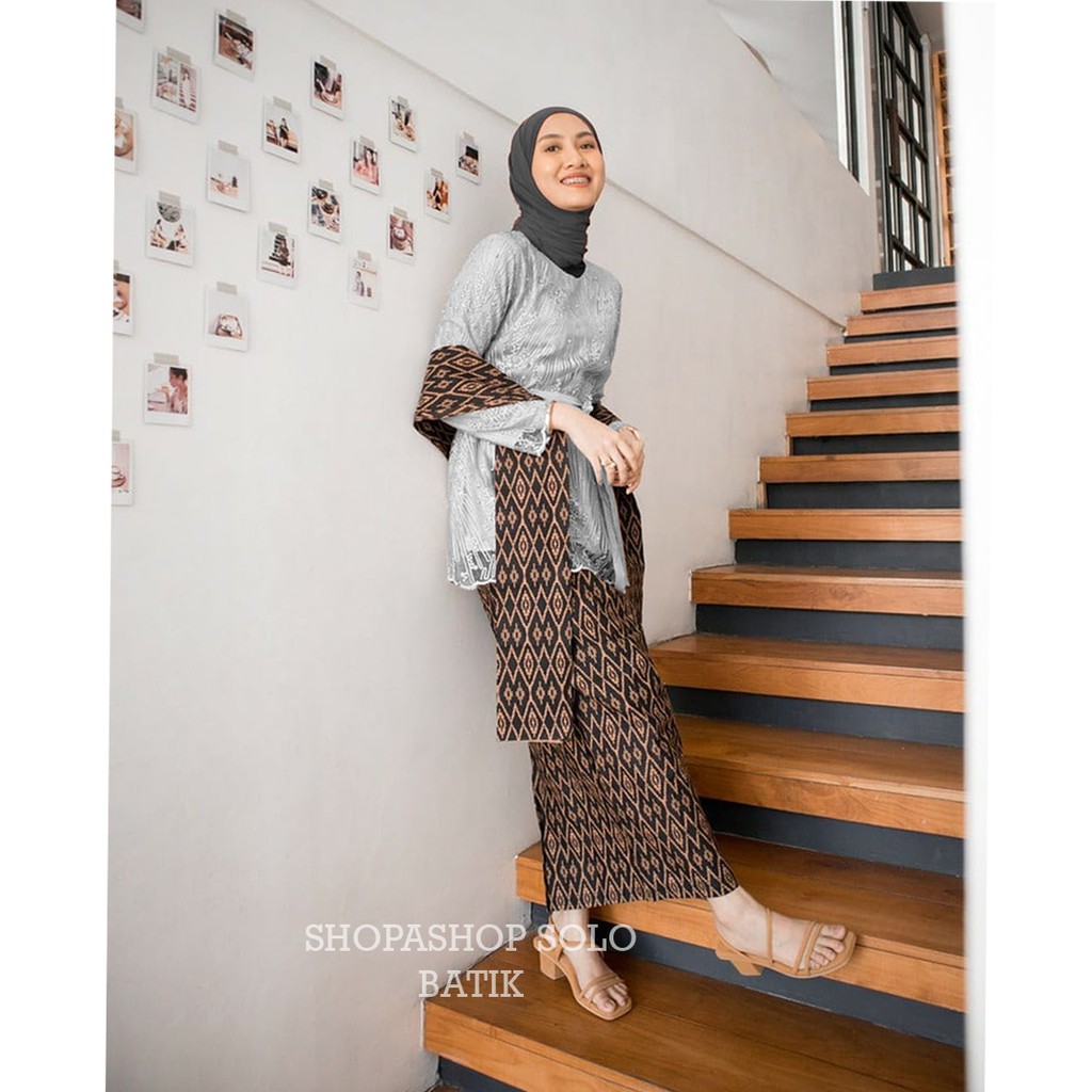 READY 6 WARNA - Lavanda Brukat Tille Mutiara Set Kebaya Modern - Kebaya Kondangan - Kebaya Wisuda