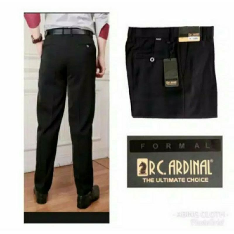 celana CARDINAL panjang_calana kerja pria hitam formal kantor size 27.38  big size jumbo 39_44