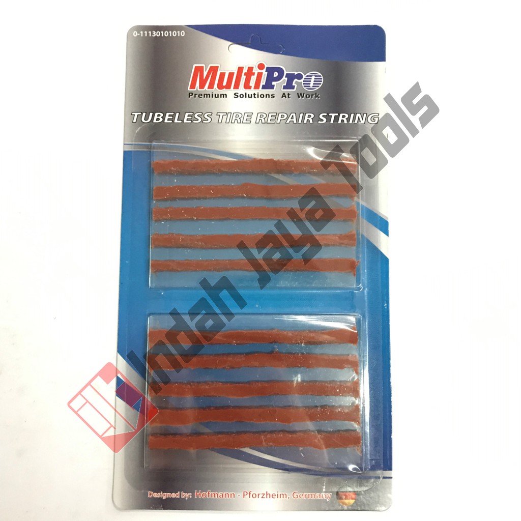 Refill Tambal Ban MULTIPRO 10 pcs - Isi Ulang Karet Lem Cacing Tubles