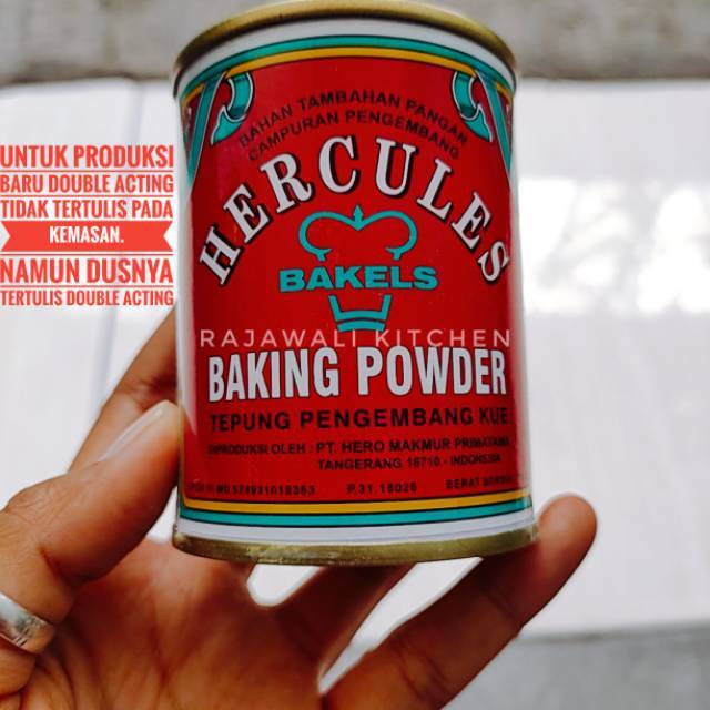 

Hercules 110gr BPDA Baking Powder Double Acting Pengembang Kue Roti