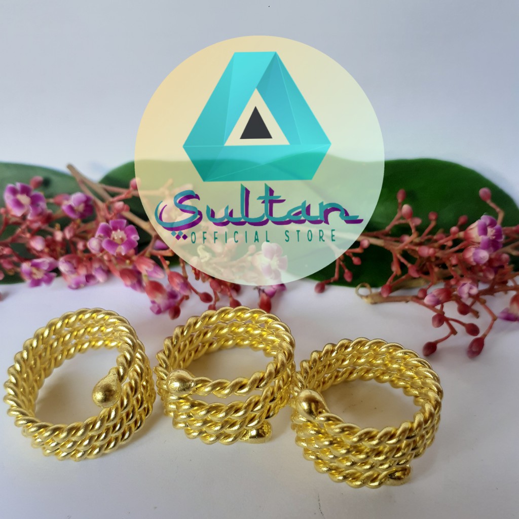Cincin Koin Logam Kuningan 1991 #C07