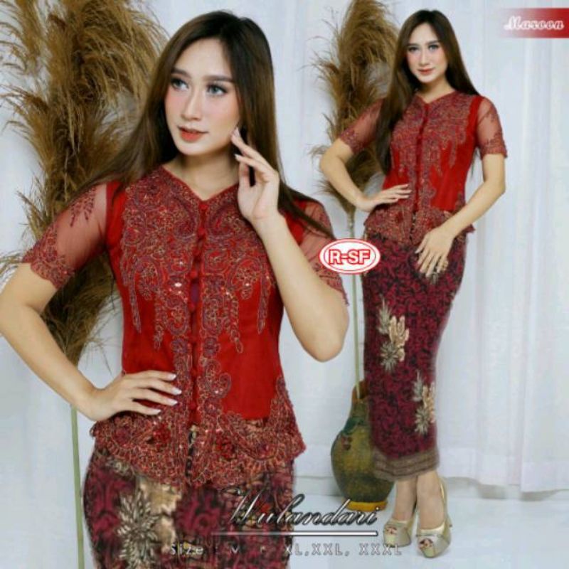 SETELAN KEBAYA PAYET PENDEK/KEBAYA PAYET MODERN/KEBAYA PESTA PAYET