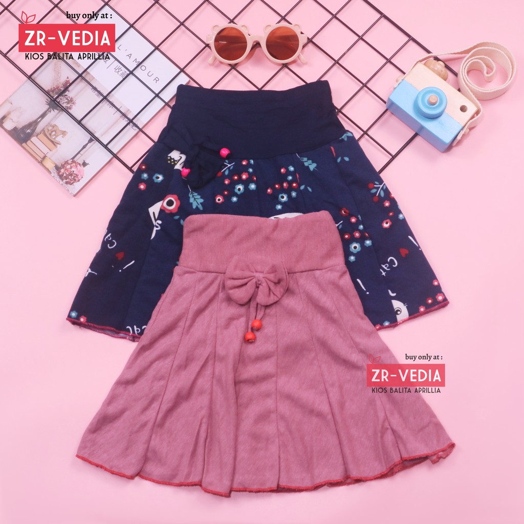 Rok Cassie Anak uk 1-2 Tahun / Rok Rempel Anak Perempuan Murah Skirt Pendek Girl Kids Grosir Adem