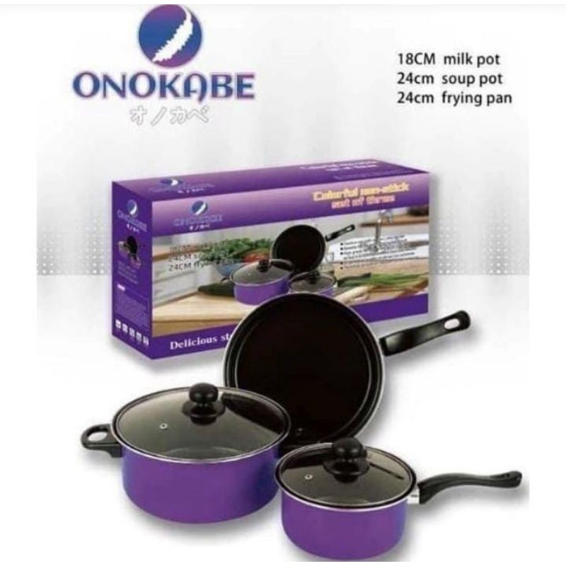 COOKWARE ONOKABE HATRIX | COOKWARE SET 5PCS | PANCI SET ONOKABE
