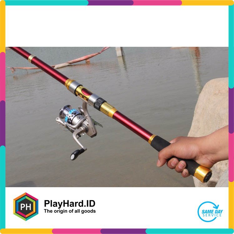 MPro Joran Pancing Carbon Fiber 2.1M/5 + 2.7M/6 Yuelong Sea Fishing Rod alat perlengkapan jnp