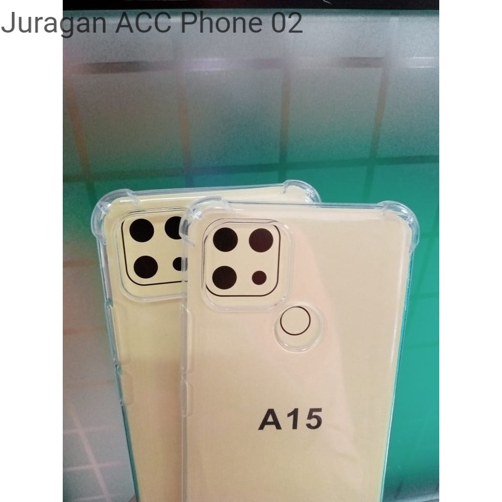 Case Anticrack Oppo A15 Casing Silikon Anti Crack Soft Case Bening Antishock Oppo A15 Terbaik