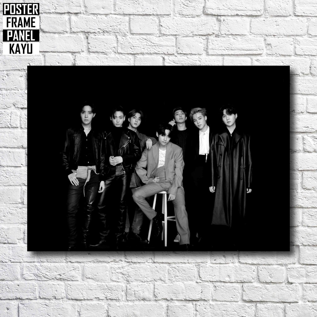 Poster BTS DICON Frame Kayu Solid A4 BTS501