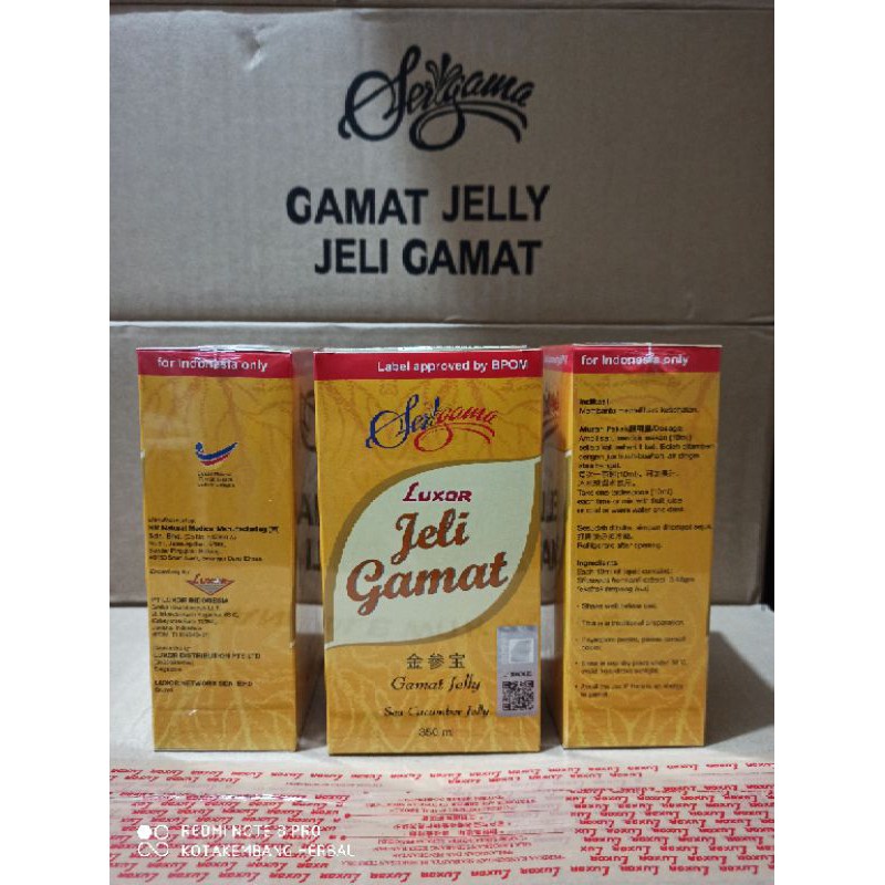 Jelly Gamat Luxor 350ml