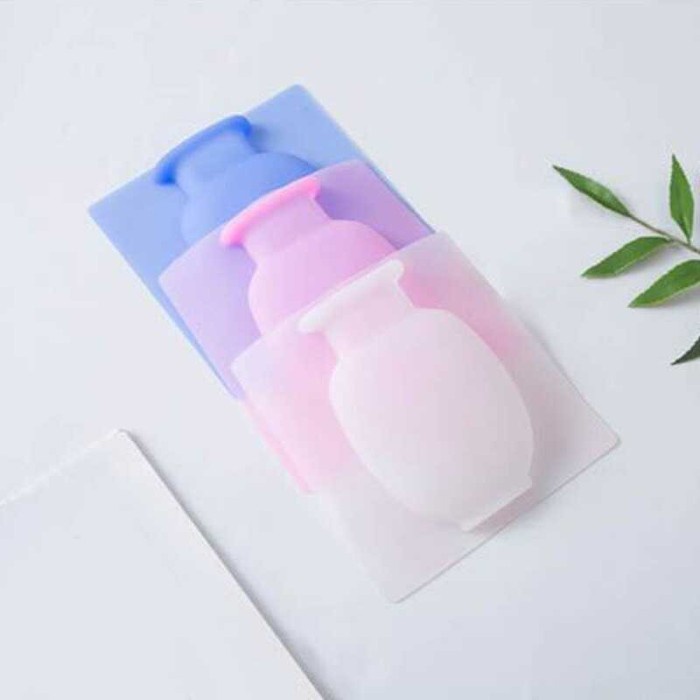 Pot Tanaman Hias Silicon Tempel Dinding Sticky Wall Vase - Putih