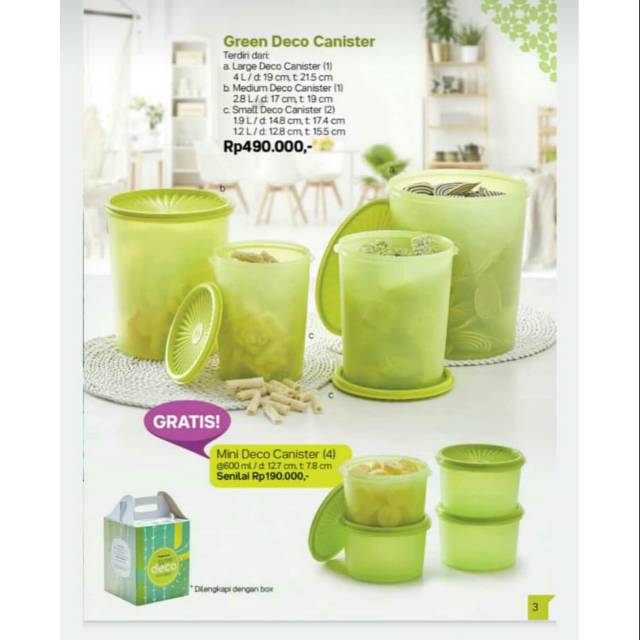 Toples Lebaran Tupperware