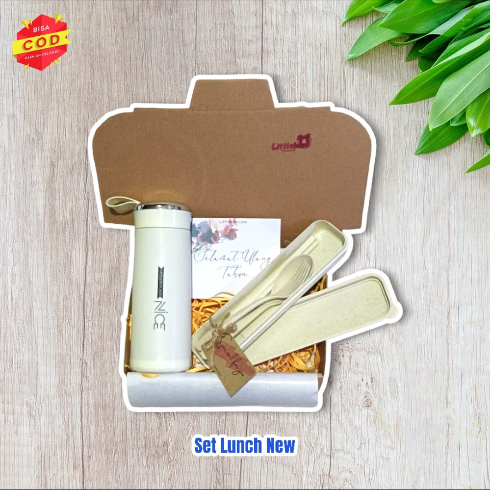 

KUKADOIN PAKET HAMPERS LUNCH GIFT BOX NICE TUMBLER SET KADO WANITA