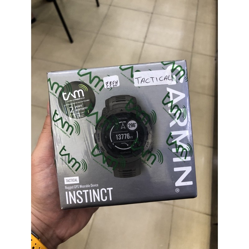 Jam Tangan Garmin Instinct Tactical Black BNIB Garansi Tam