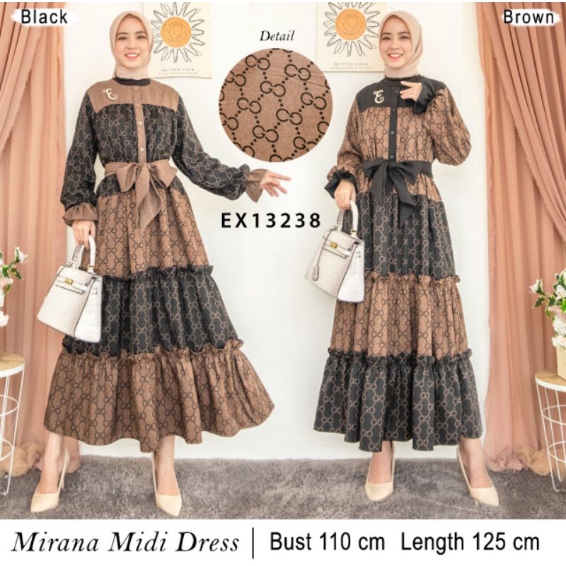 Mirana Midi Dress - Midi Dress by Extu