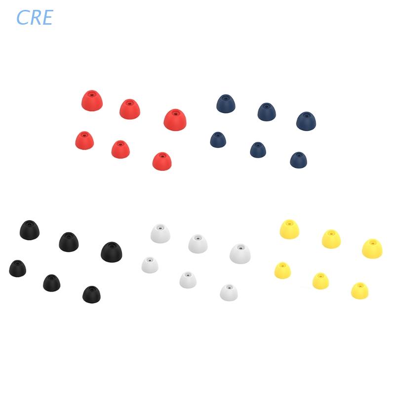 CRE  For Samsung-Galaxy Buds 2 In-ear Headphone Sleeve Silica Ear Tips Earplug Sleeve