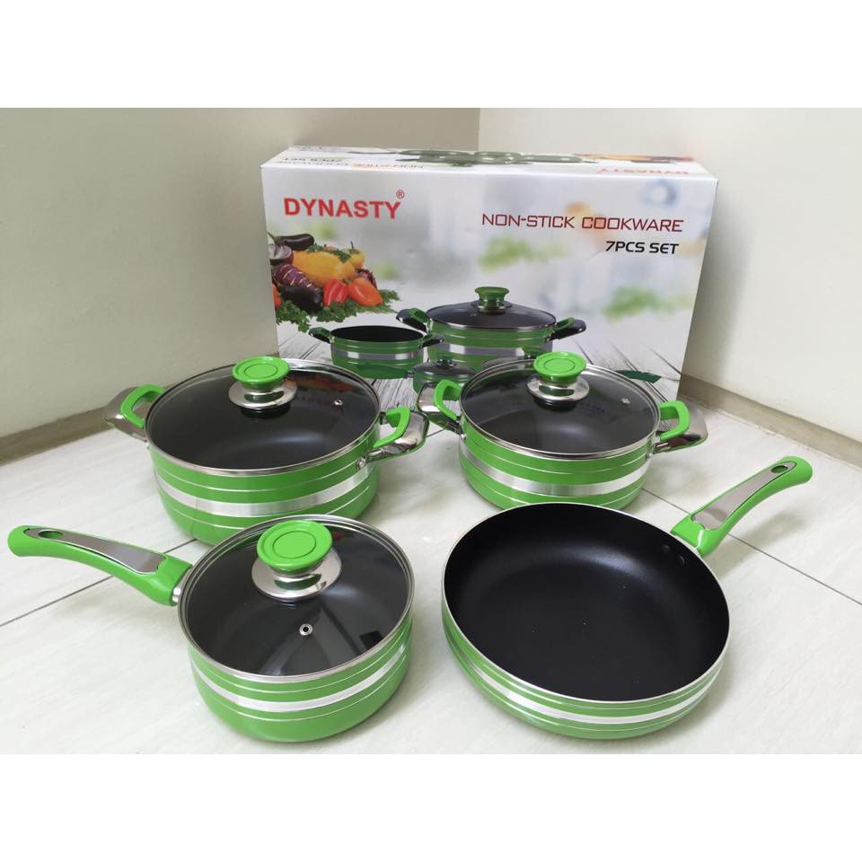 PRIMA COOK PANCI 7 SET-GREEN COLOR