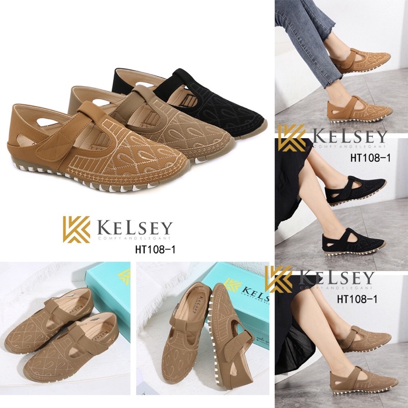 (GRATIS ALAS KAKI) Nicole Sepatu Flat Wanita Kelsey / Flat Shoes Wanita HT108-1