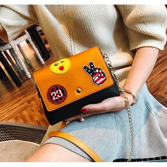 [COD] Tas Fashion kulit korea slingbag sticker murah meriah import/slingbag/tasselempang CY102