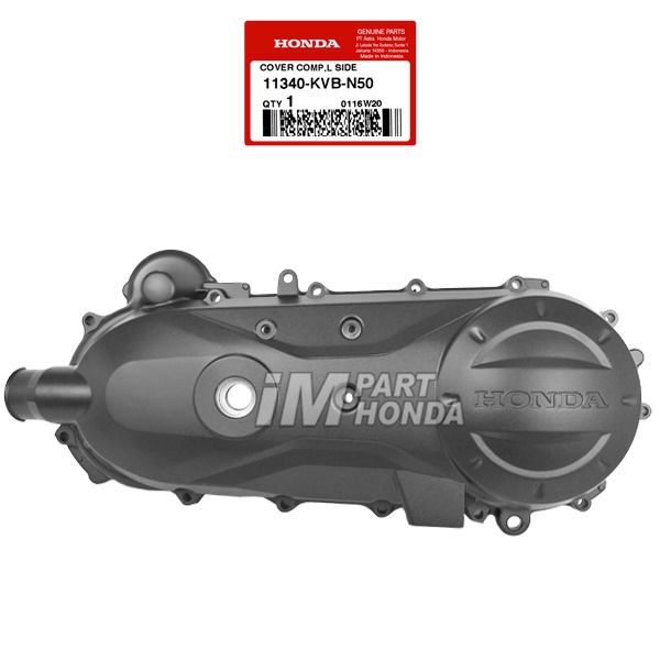 SALE  11340-KVB-N50 COVER L SIDE BAK TUTUP CVT VARIO 110 TECHNO KARBU READYY