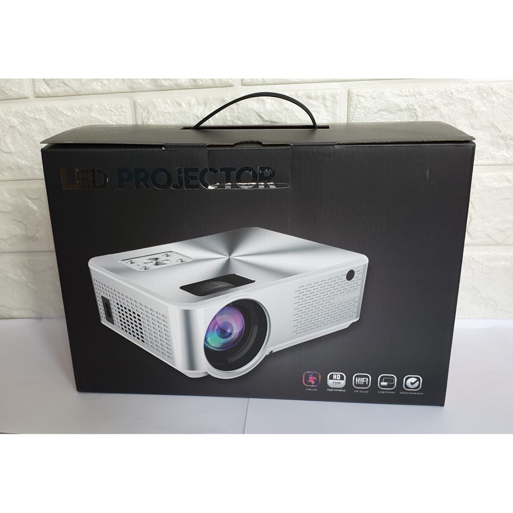 CHEERLUX C9 ANDROID WIFI LED SMART PROJECTOR 2800 LUMENS ANALOG TV