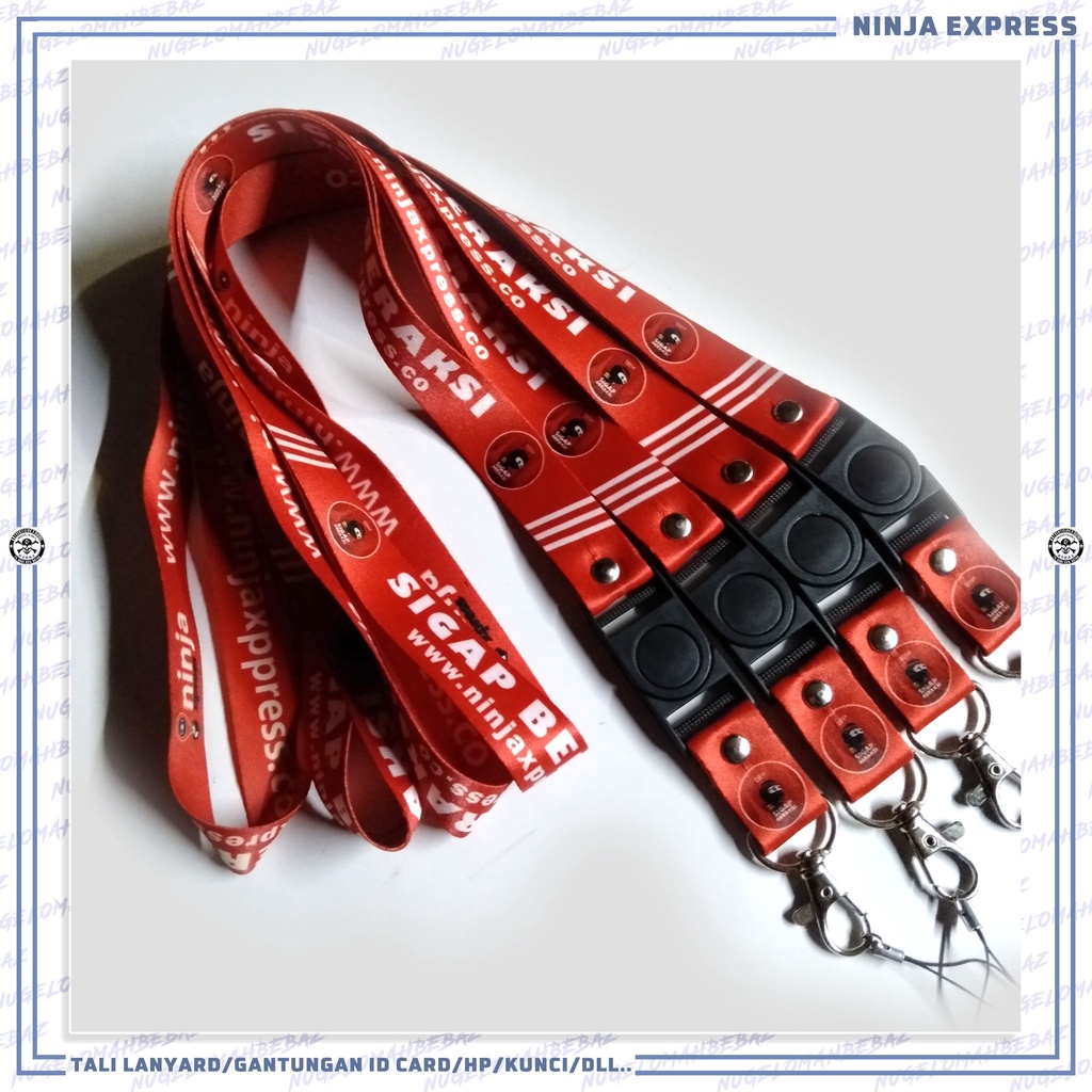 

TALI LANYARD GANTUNGAN ID CARD/HP/KUNCI/DLL.. NINJA EXPRESS