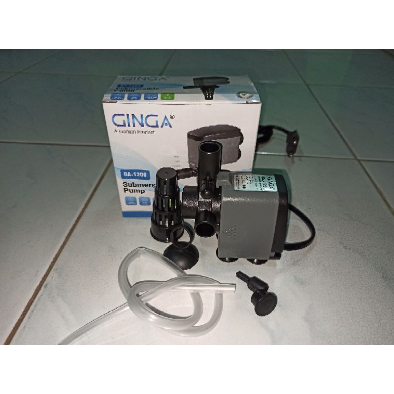 PROMO) COD Pompa Air Celup Aquarium Aquascape Akuarium GINGA GA 1200 ginga 1200 murah power head aquarium murah