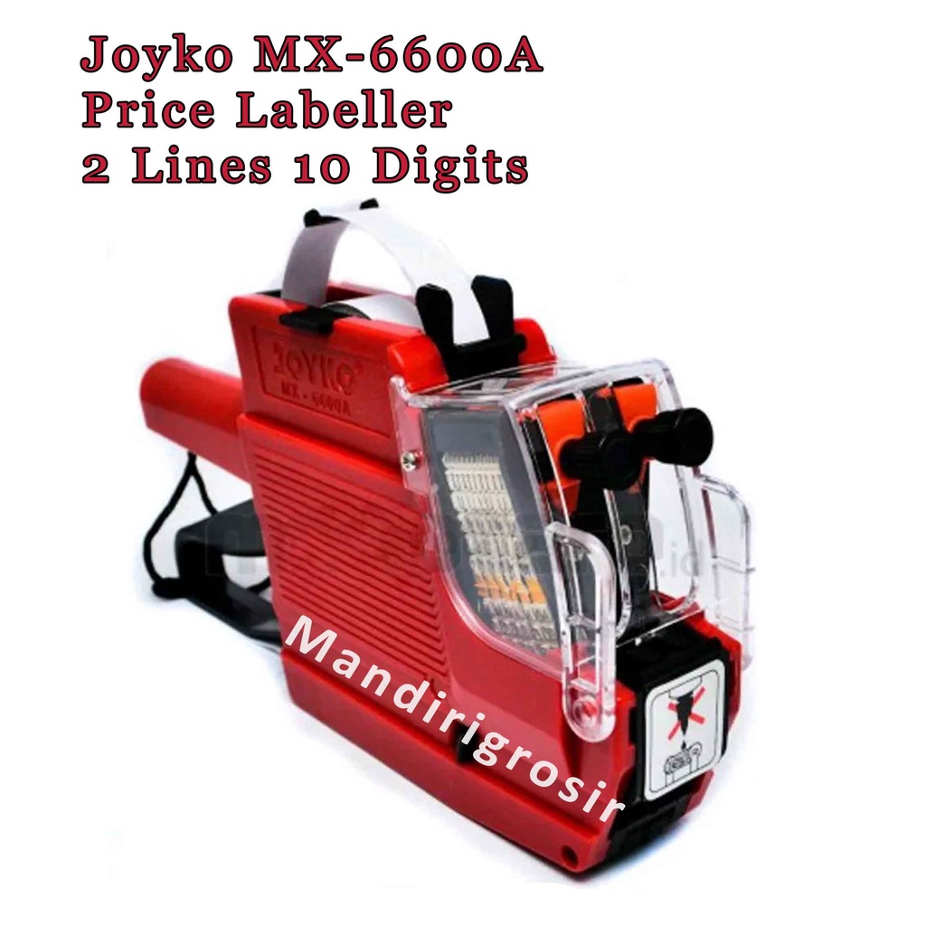 Price Labeller * Joyko * Alat Label MX-6600A * 2 Lines 10 Digits