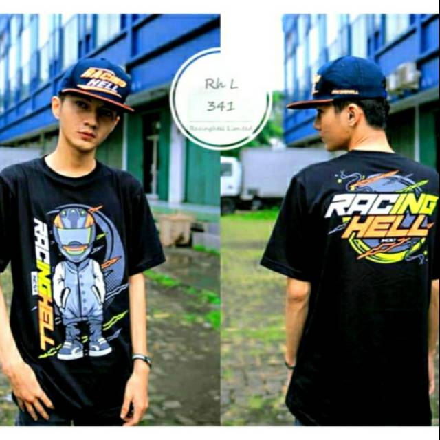 Baju Racing Hell motif drag
