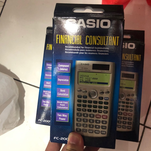 

Kalkulator fc 200 financial consultan casio