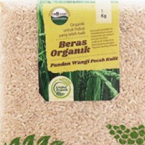 Lingkar Organik, Organic Brown Rice 1 kg (Beras Coklat Organik)