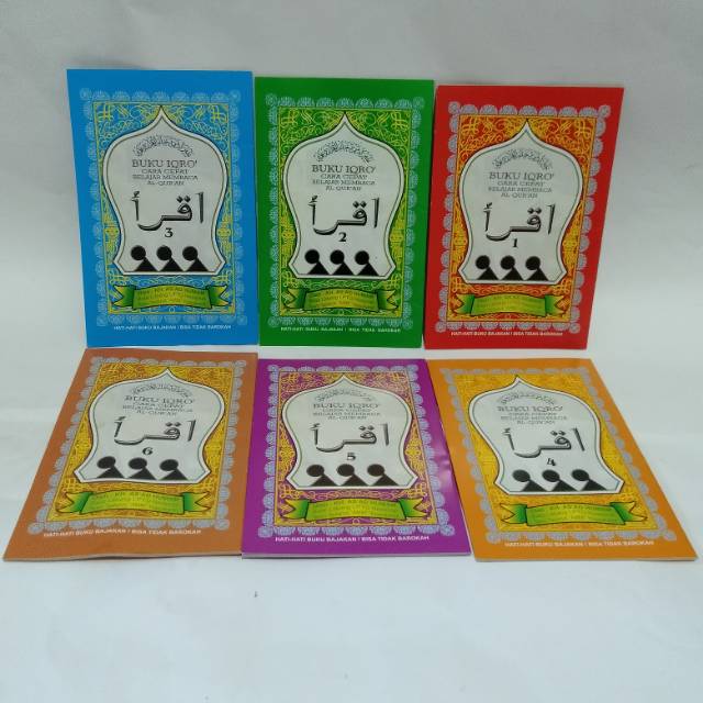 Buku Iqro Pisah Kecil Jilid 1-6 (Harga Paket)