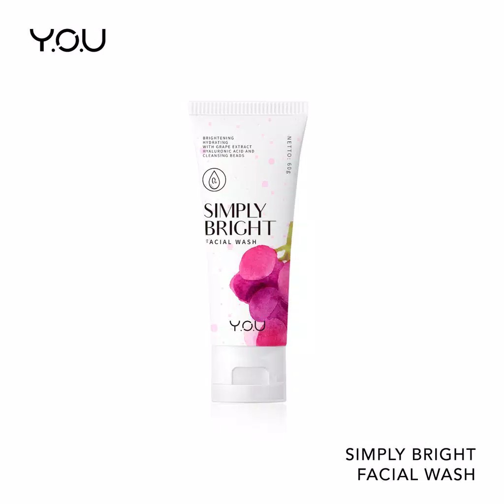 (CYBER) COD YOU Basic Skin Care Simply Fresh and Bright Facial Wash ORIGINAL 100% ORI