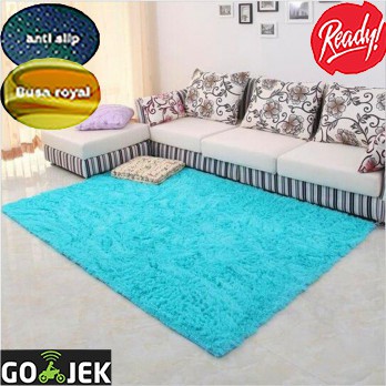 Karpet Bulu 100x150x3cm ANTI SLIP Murah Berkualitas tinggi lembut nyaman