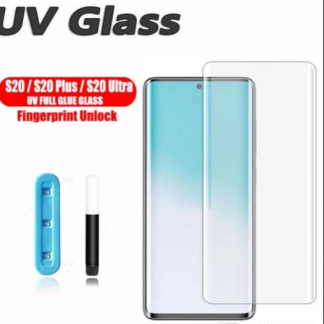 Nano Liquid UV Light Curved Tempered Glass Samsung S20 S20 Plus S20 ULTRA anti gores screen guard