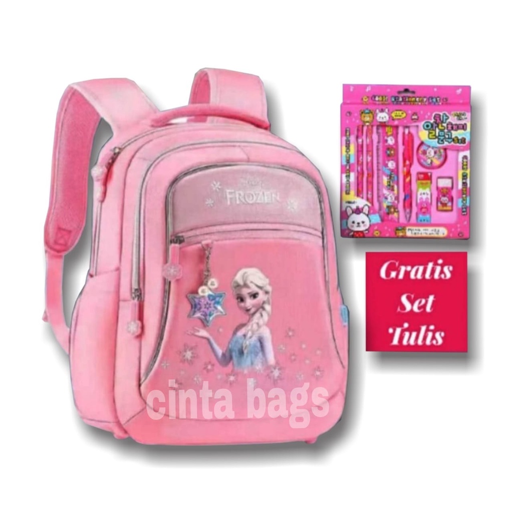 Tas Ransel Sekolah Anak Perempuan Tk Sd Motif Frozen