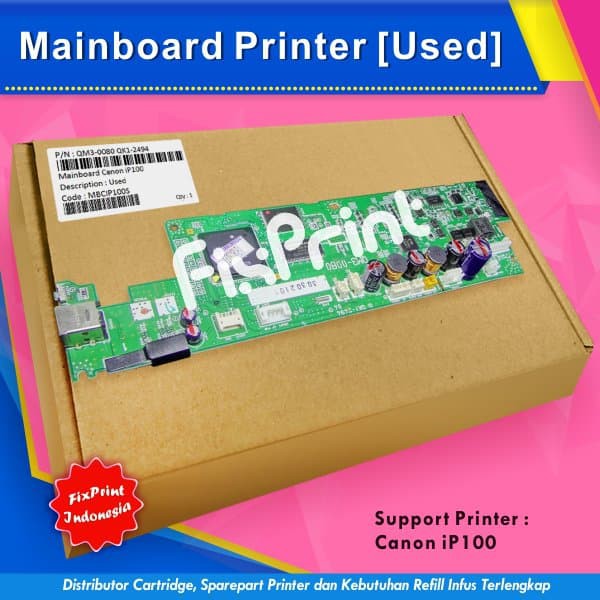 Mainboard Printer Canon Pixma iP100 ip 100- Motherboard Canon IP100 FPJNew1905