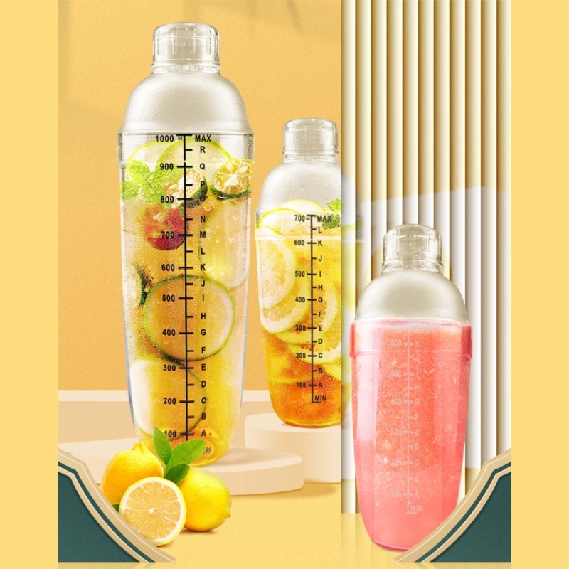 Zzz Gelas Shaker Minuman 350 / 530 / 700 / 1000ml Untuk Bar